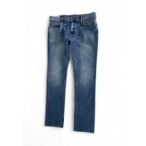 Y2K Abercrombie & Fitch Men’s Slim Straight Denim Blue Jeans 34x32